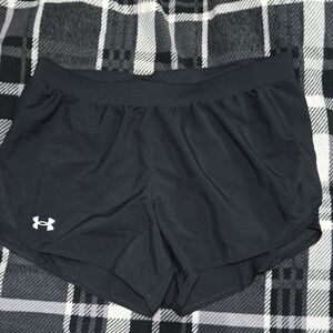 Under Armour Black Athletic Shorts Lightweight Breathable Women's Medium